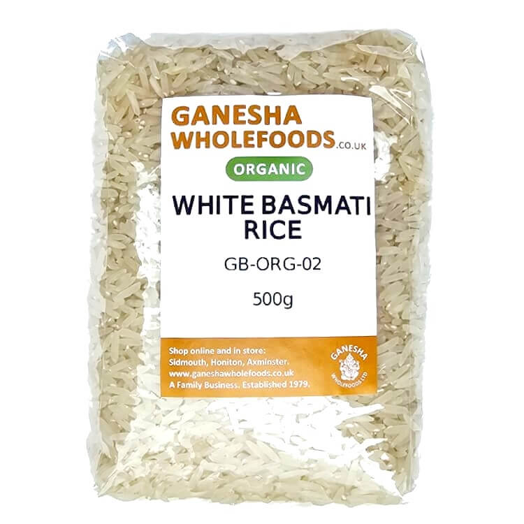Rice - Basmati White Organic 500g