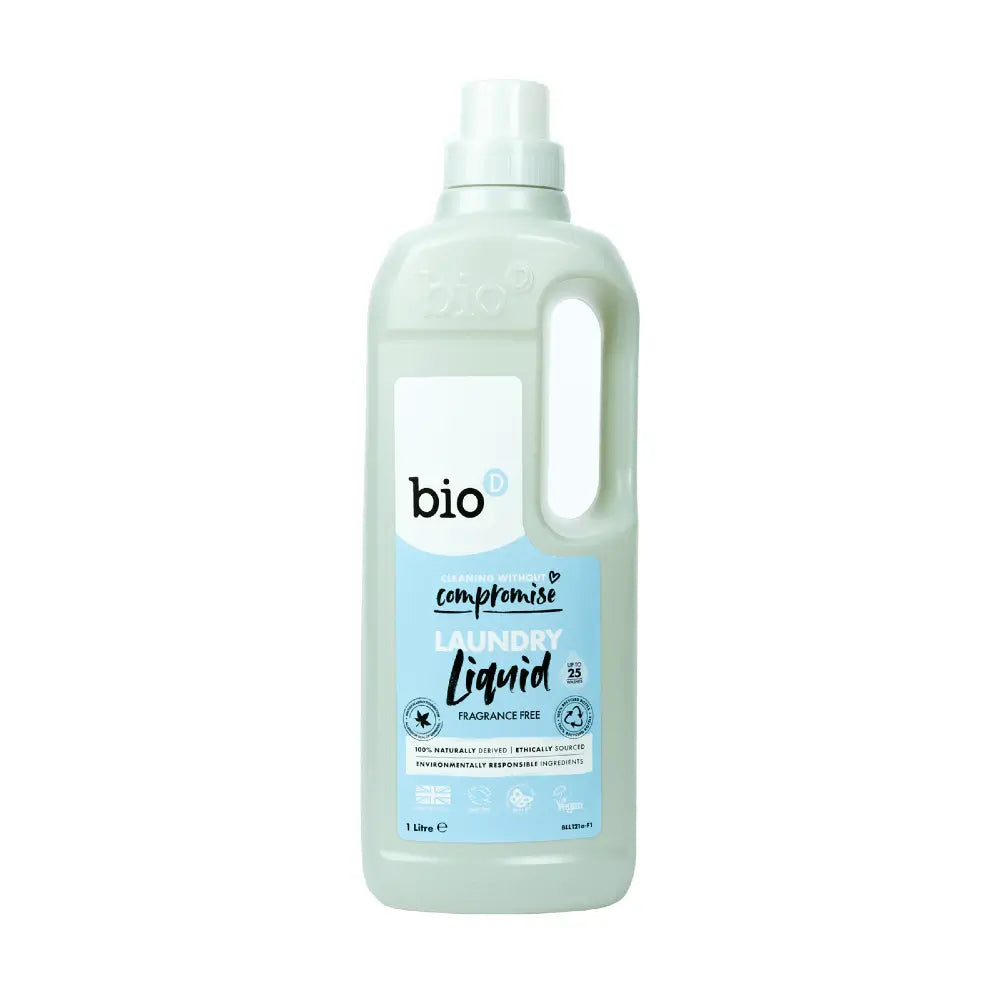 Bio-D Laundry Liquid Fragrance Free 1 litre