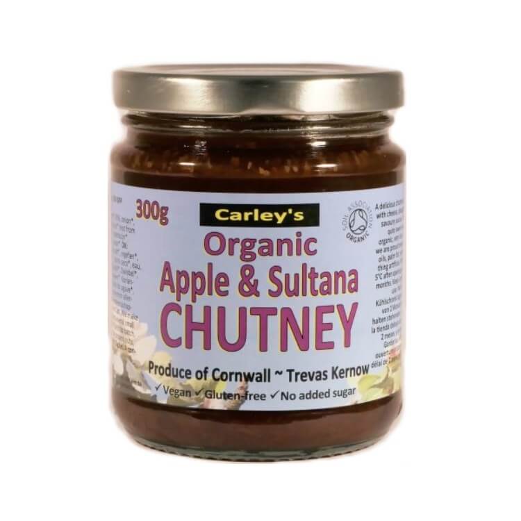 Carley's Apple & Sultana Chutney Organic 300g