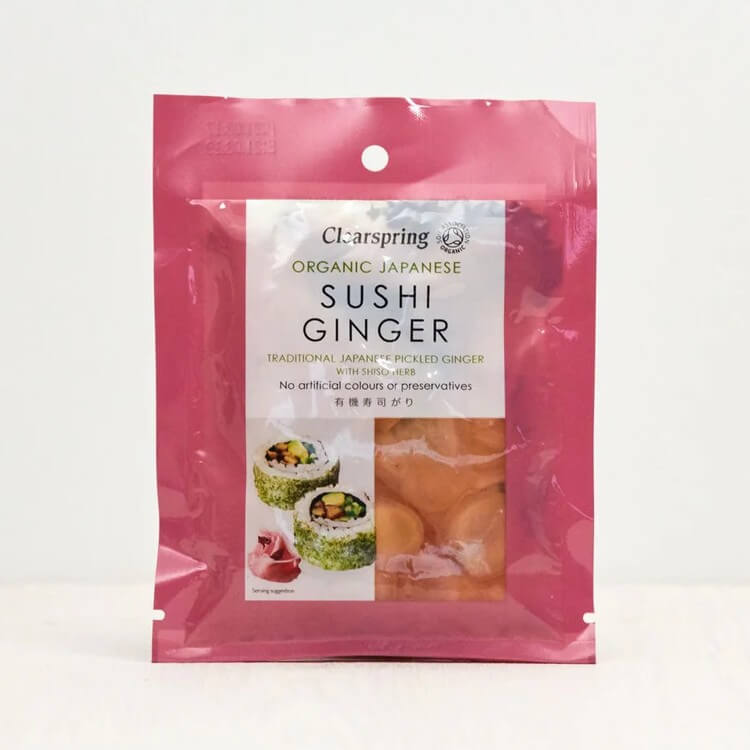 Clearspring Japanese Sushi Ginger Organic 50g