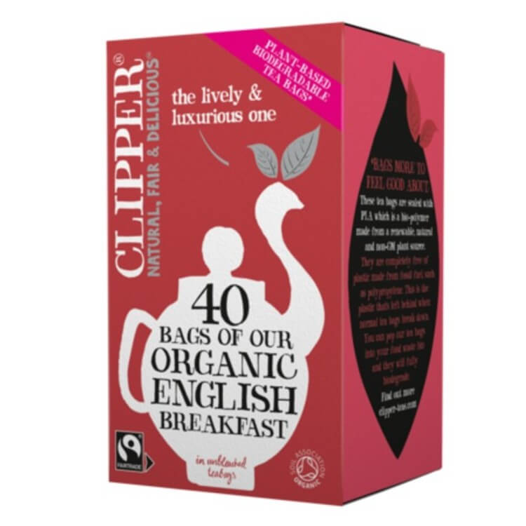 Clipper English Breakfast 40 Teabags Organic