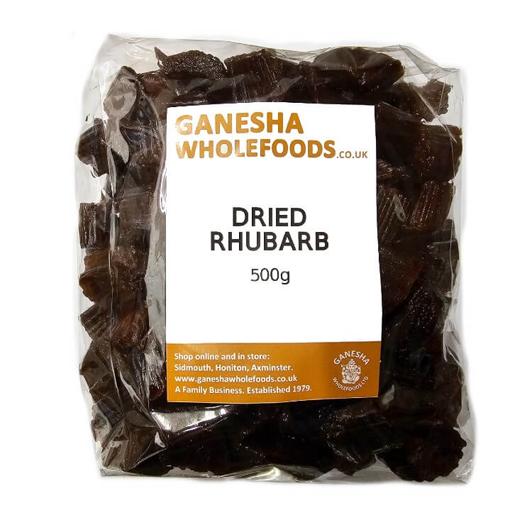 Dried Rhubarb 500g sweetened with apple juice
