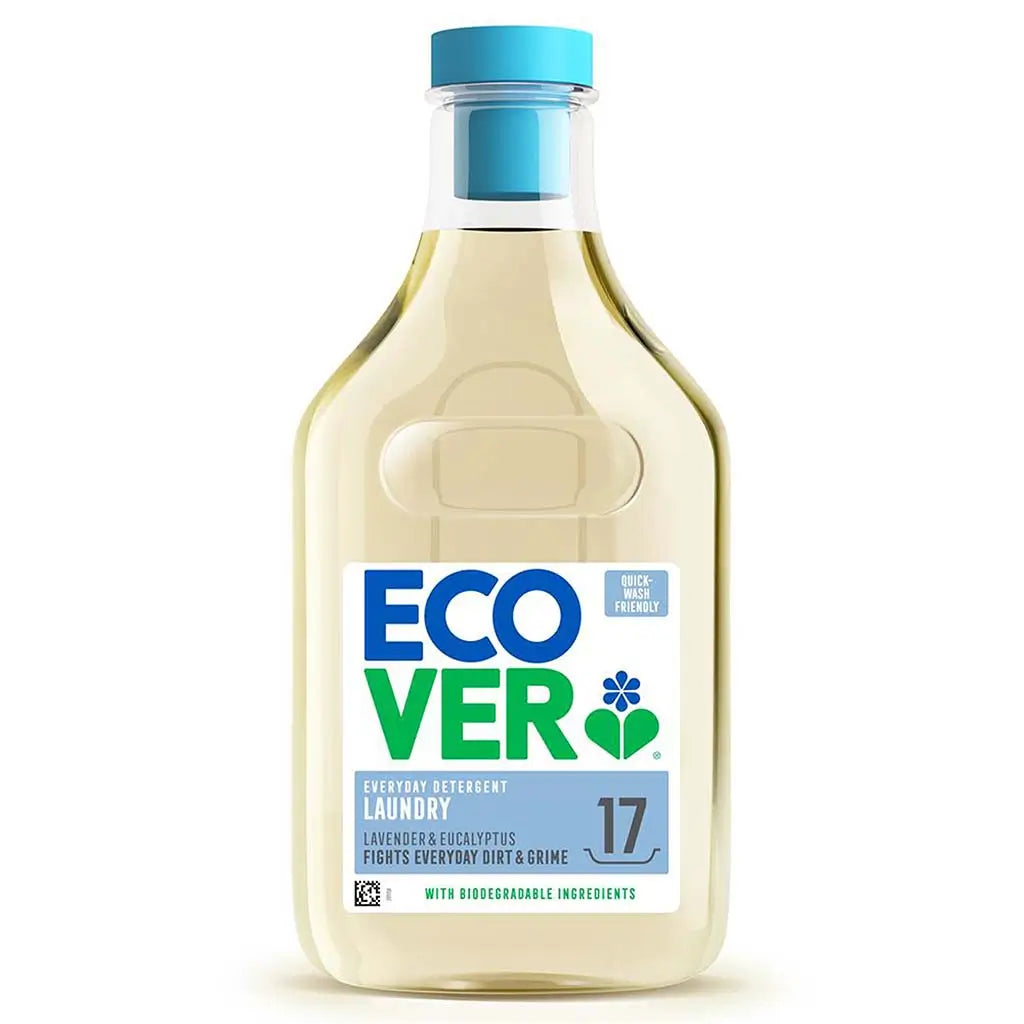 Ecover Everyday Laundry Liquid lavender & eucalyptus 1.5 litres 17 washes.