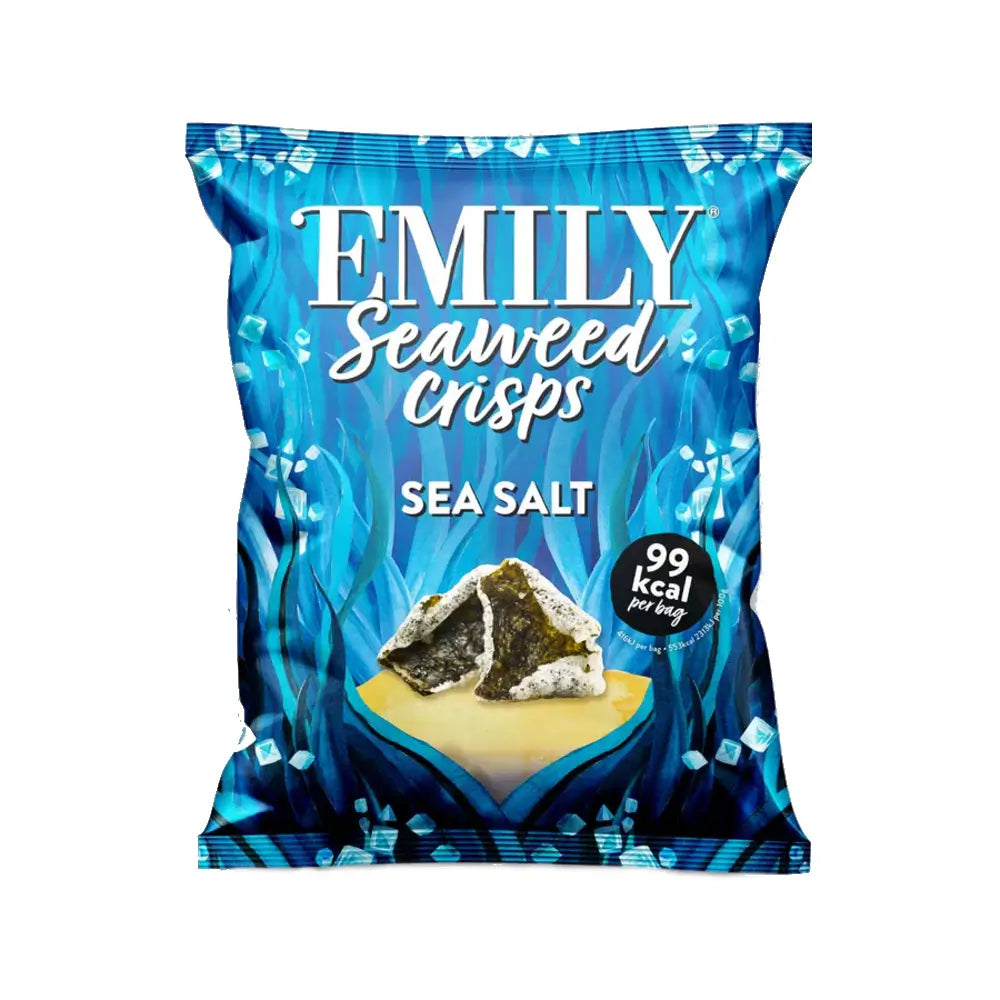 EMILY Seaweed Crisps Sea Salt 18g at Ganesha Wholefoods