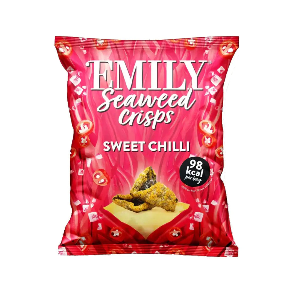Emily Seaweed Crisps Sweet Chilli 18g at Ganesha Wholefoods