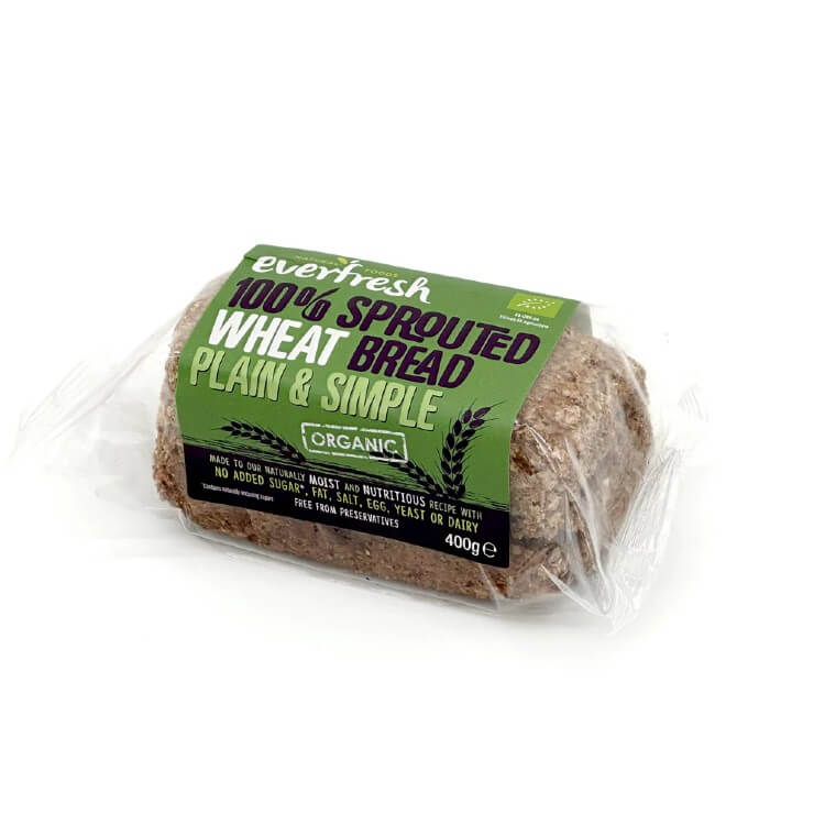Everfresh Sprouted Wheat Bread Organic 400g