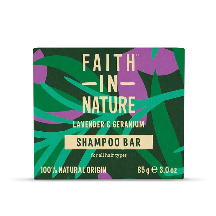 Faith in Nature Lavender & Geranium Shampoo Bar 85g