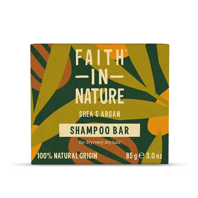 Faith in Nature Shea & Argan Shampoo Bar 85g