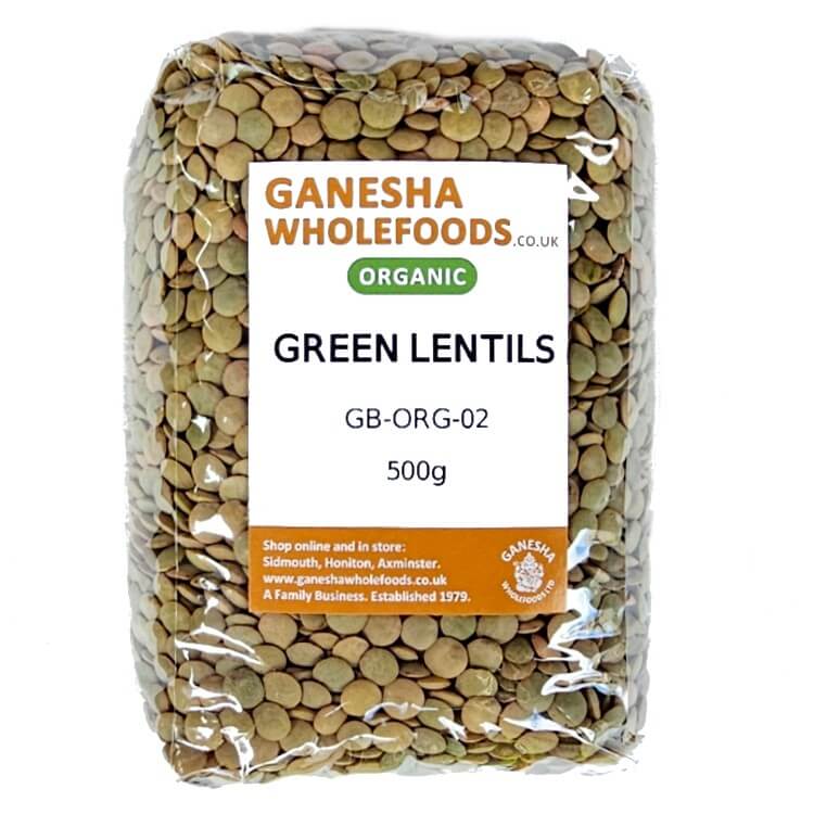 Green Lentils Organic 500g
