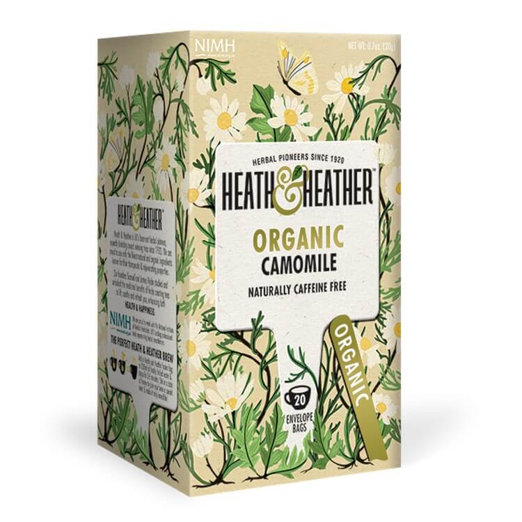 Heath & Heather Camomile 20 Teabags Organic