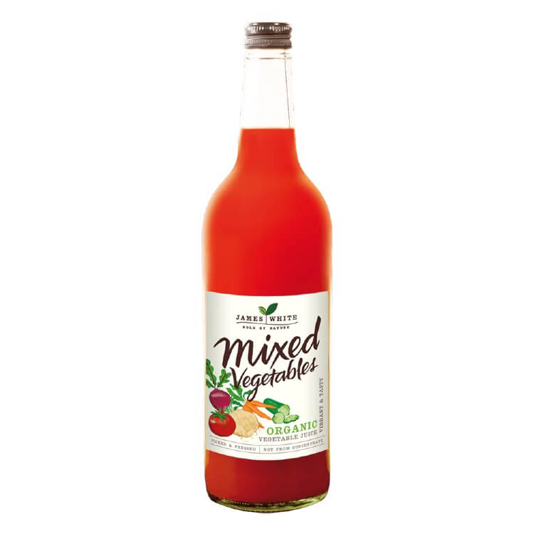 James White Mixed Vegetable Juice Organic 750ml