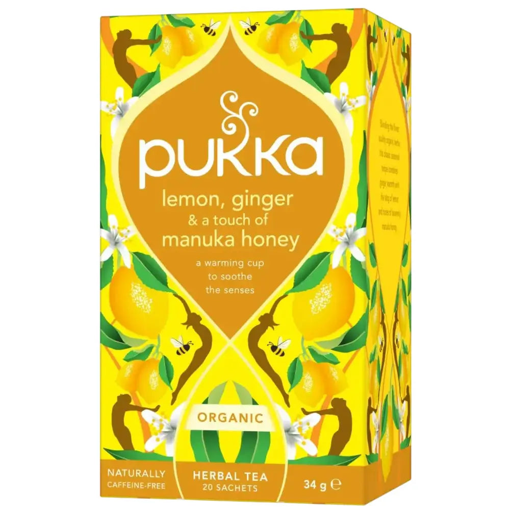 Pukka Tea Lemon Ginger & Manuka Honey
