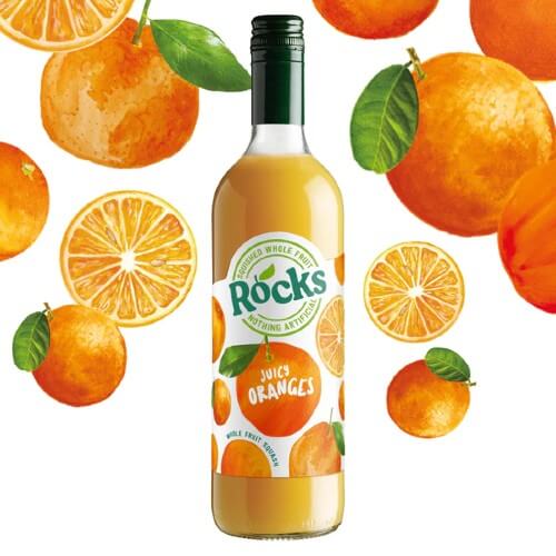 Rocks Orange Squash Organic 740ml