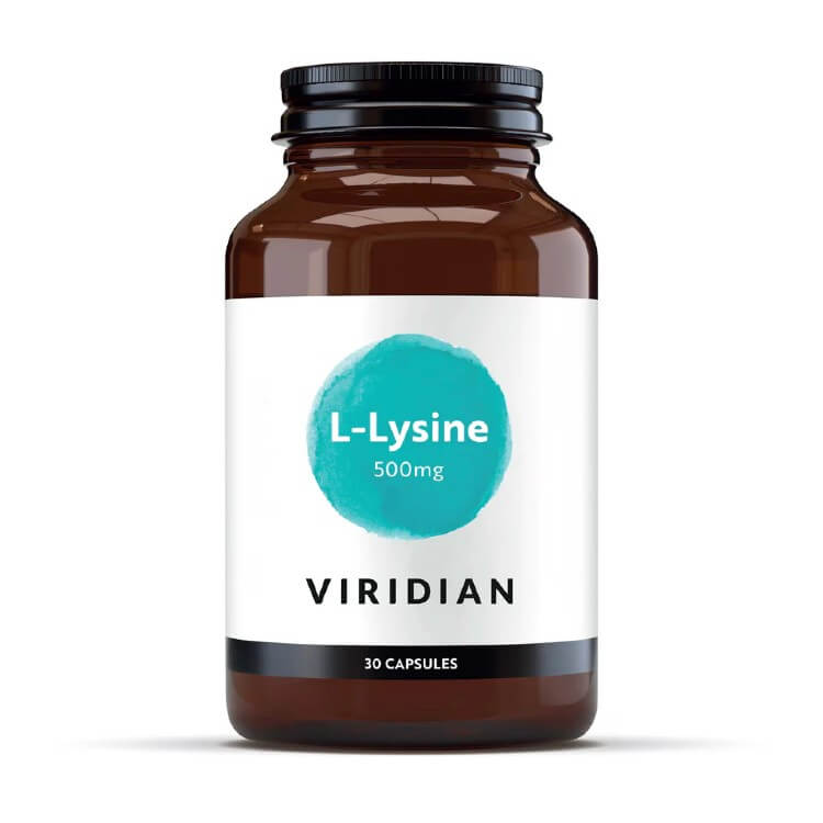 Viridian L-Lysine 500mg 30 capsules