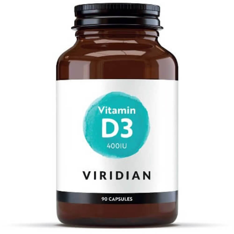 Viridian Vitamin D3 400iu 90 capsules