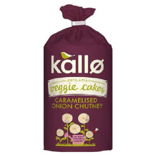 Kallo Caramalised Onion Chutney Veggie Cakes 122g
