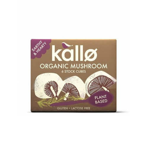Kallo Mushroom Stock Cubes Organic 66g