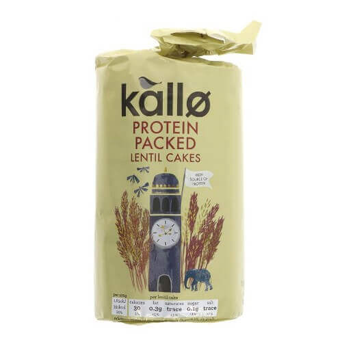 Kallo Protein Packed Lentil Cakes 100g
