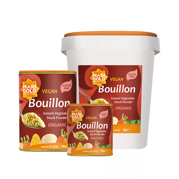 Marigold Organic Vegetable Bouillon Powder serving suggestion