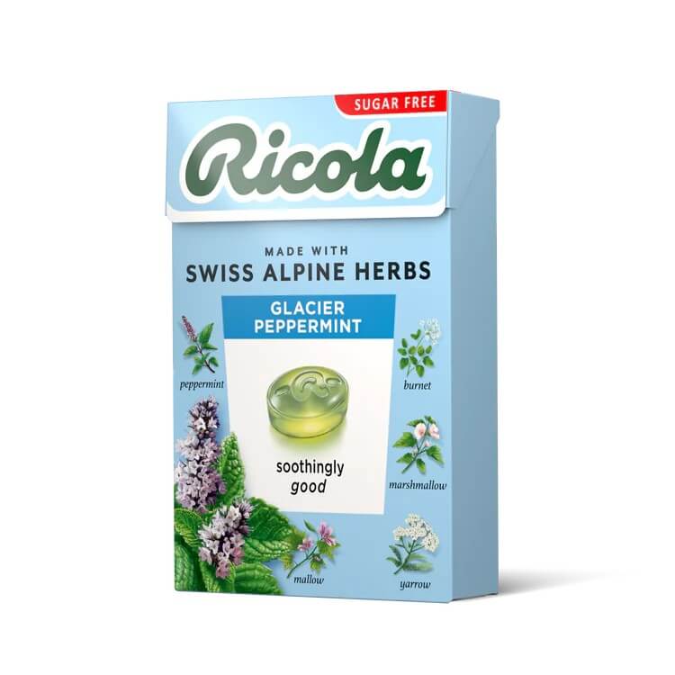 Ricola Herbal Glacial Peppermint sweets