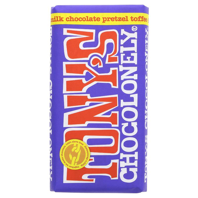Tony's Chocolonely Dark Milk Pretzel Toffee