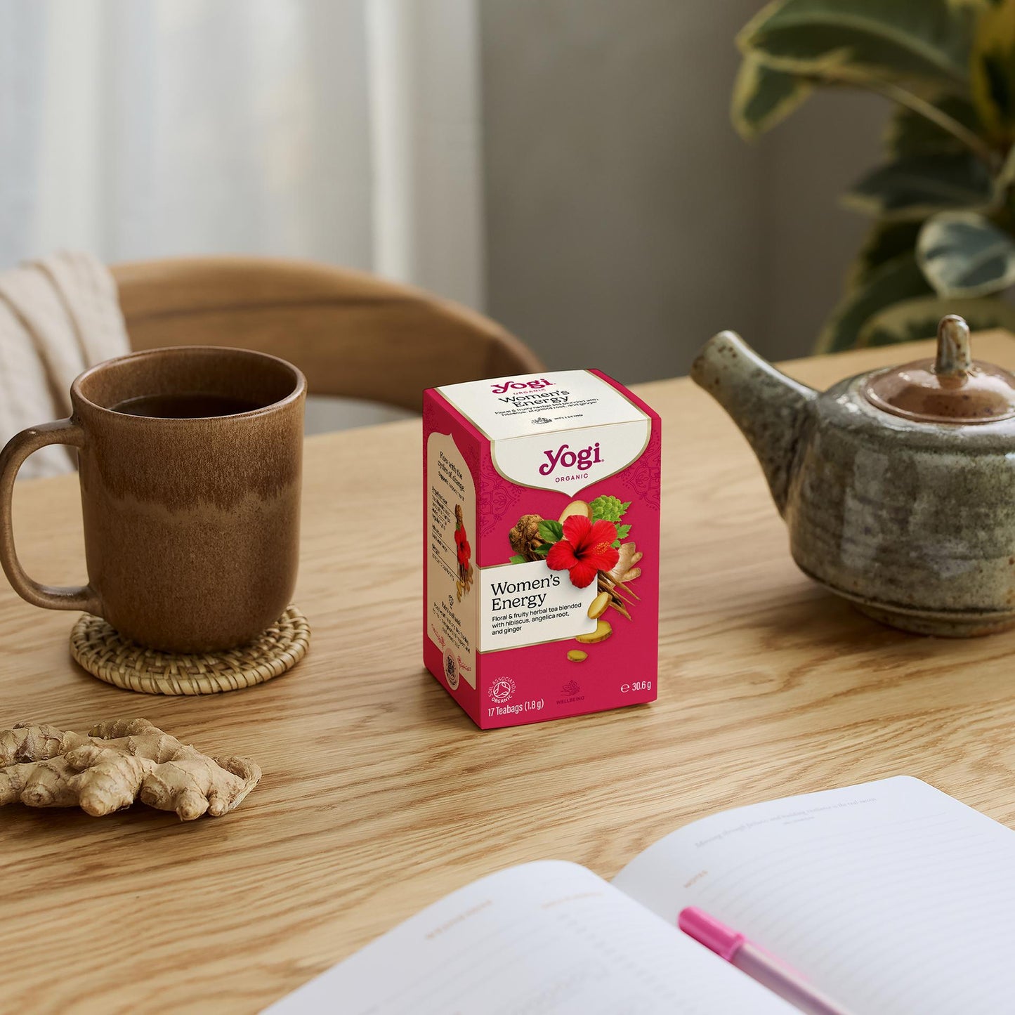 Yogi Tea Women's Energy lifestyle with box