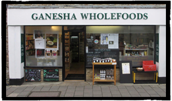 Ganesha Wholefoods Shops Axminster Honiton and Sidmouth