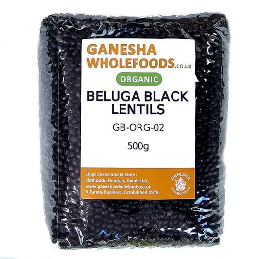 Black Beluga Lentils Organic 500g