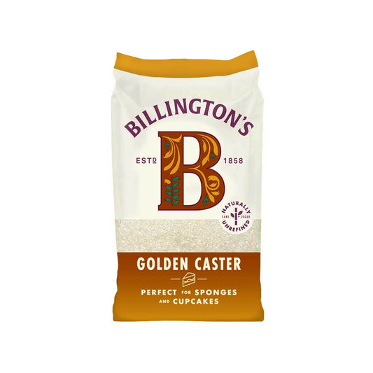 Billington's Organic Golden Caster Sugar 500g perfect for sponges and cupcakes.