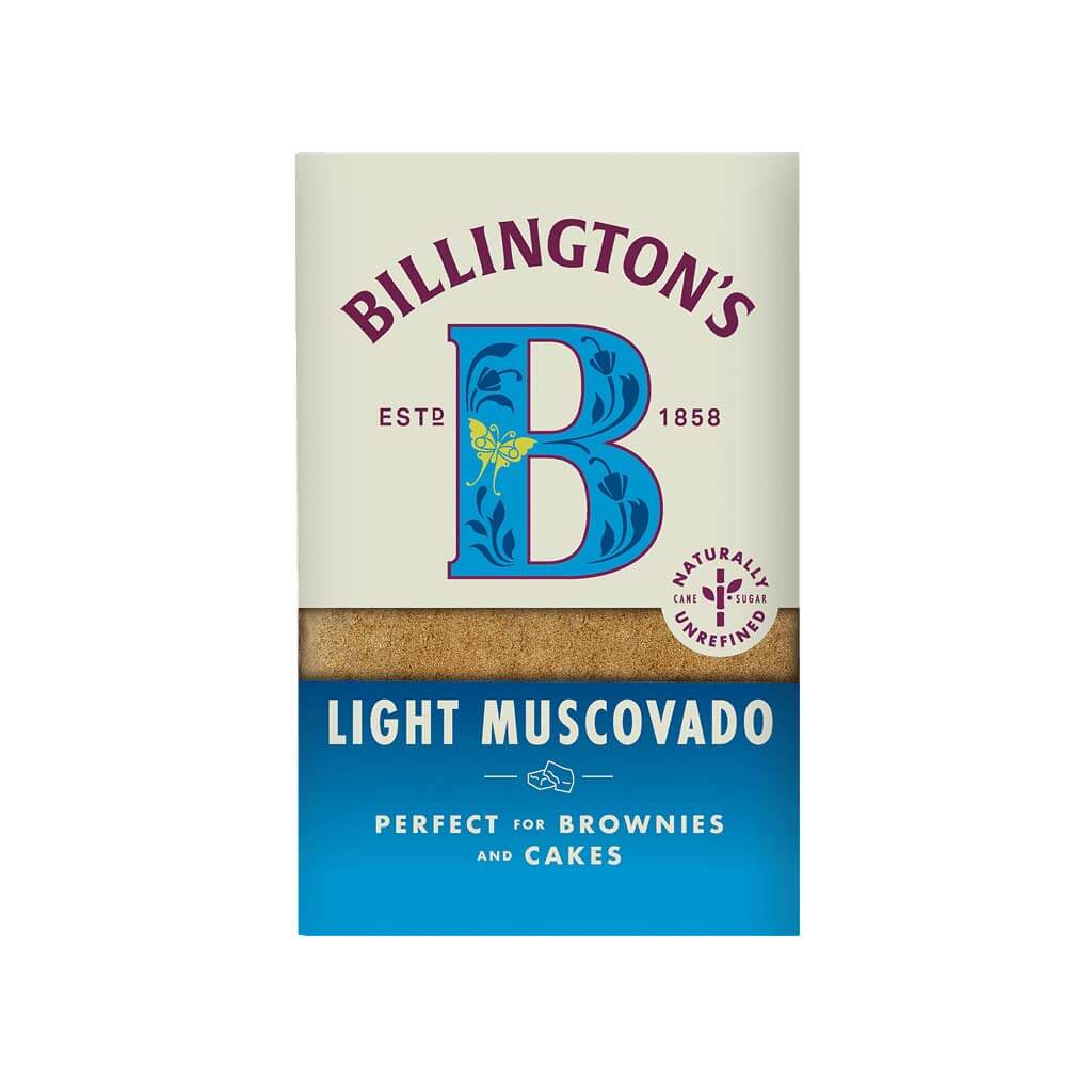 Billington's Light Muscovado Sugar 500g perfect for brownies and cakes