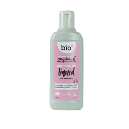 Bio-D Washing-Up Liquid Grapefruit 750ml Front label bottle.