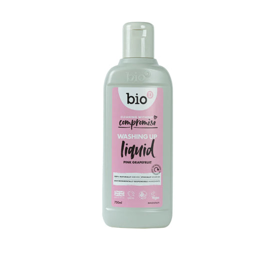 Bio-D Washing-Up Liquid Grapefruit 750ml Front label bottle.