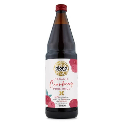 Biona Pure Cranberry Juice Organic 750ml