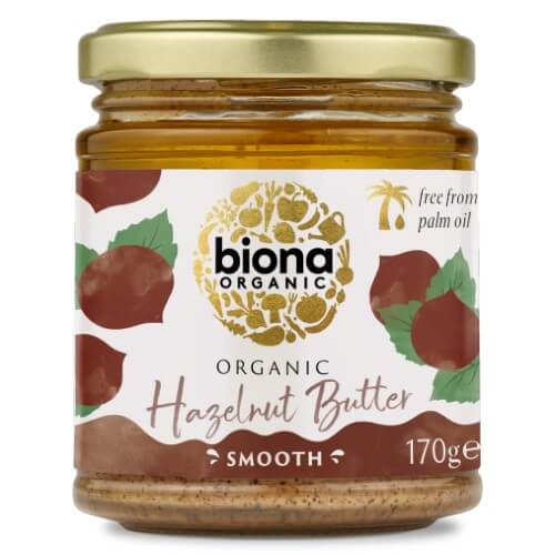 Biona Hazelnut Butter Smooth Organic 170g