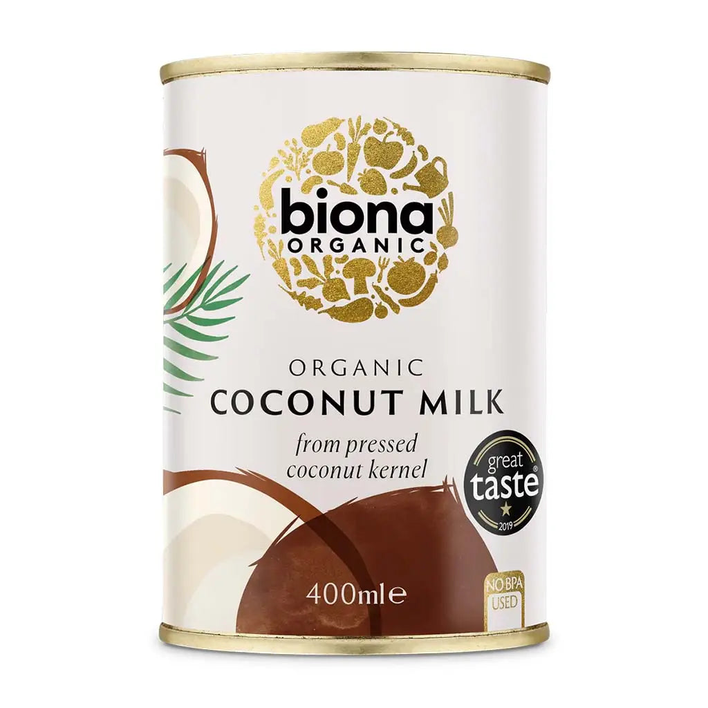 Biona Coconut Milk Organic 400ml BPA free tin.