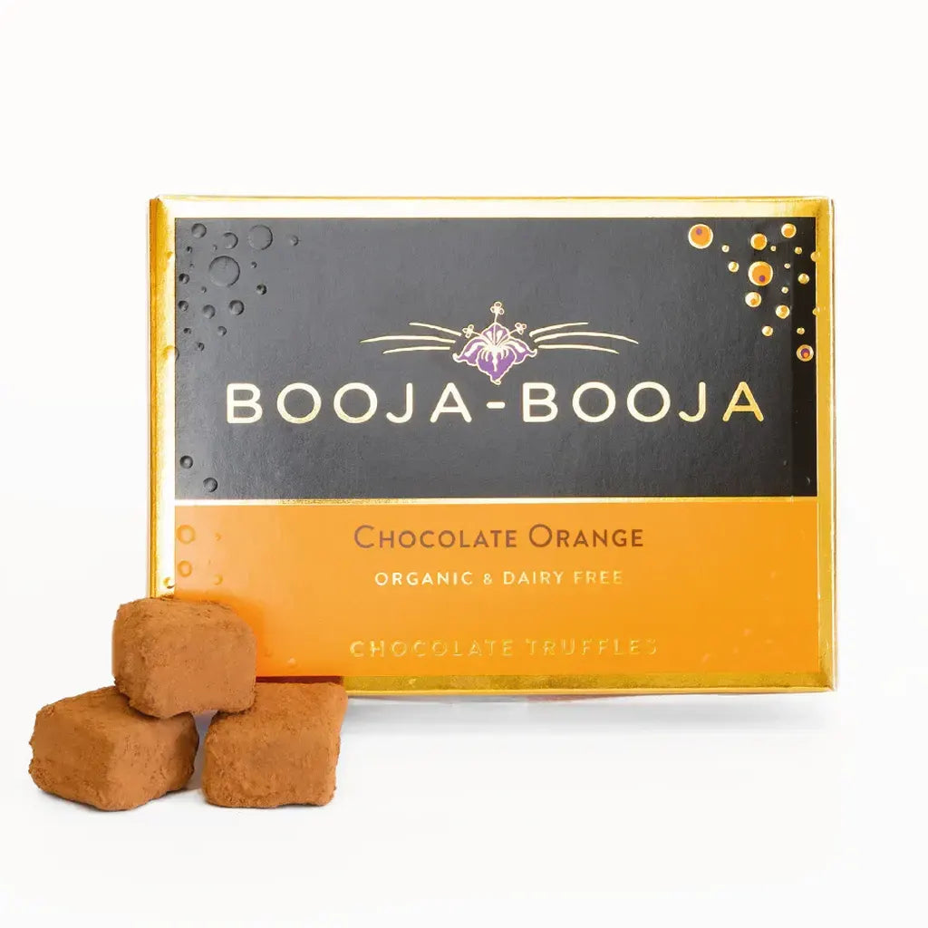 Booja Booja Organic Chocolate Orange Eight Truffles Front