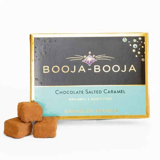 Booja Booja Organic Salted Caramel Eight Truffles Front