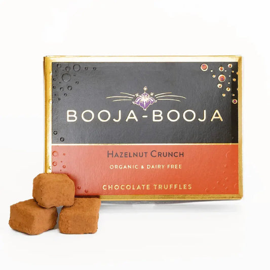 Booja Booja Organic Hazelnut Crunch Eight Truffles Front