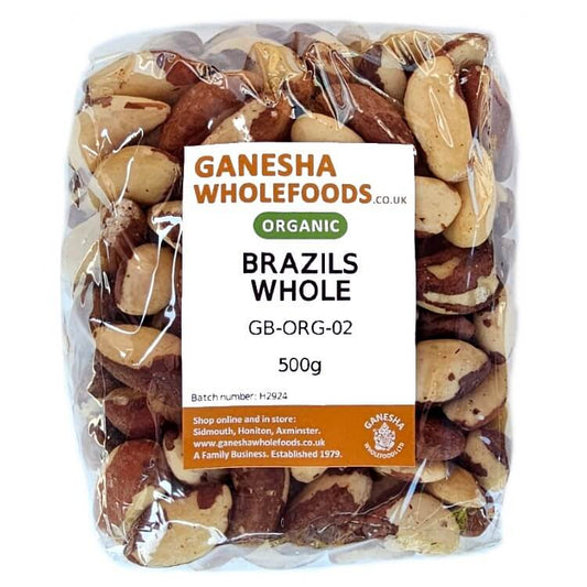Brazil Nuts Whole Organic 500g