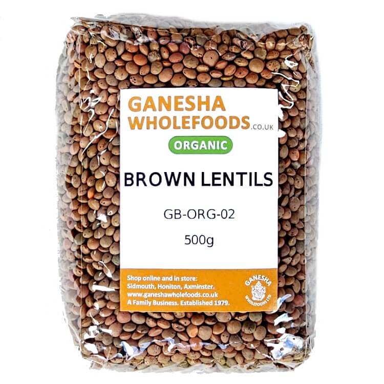 Brown Lentils Organic 500g