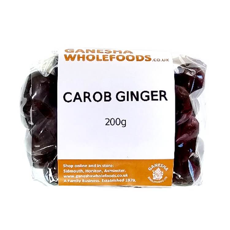 Carob Coated Ginger 200g