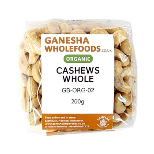 Cashew Nuts Whole Organic 200g