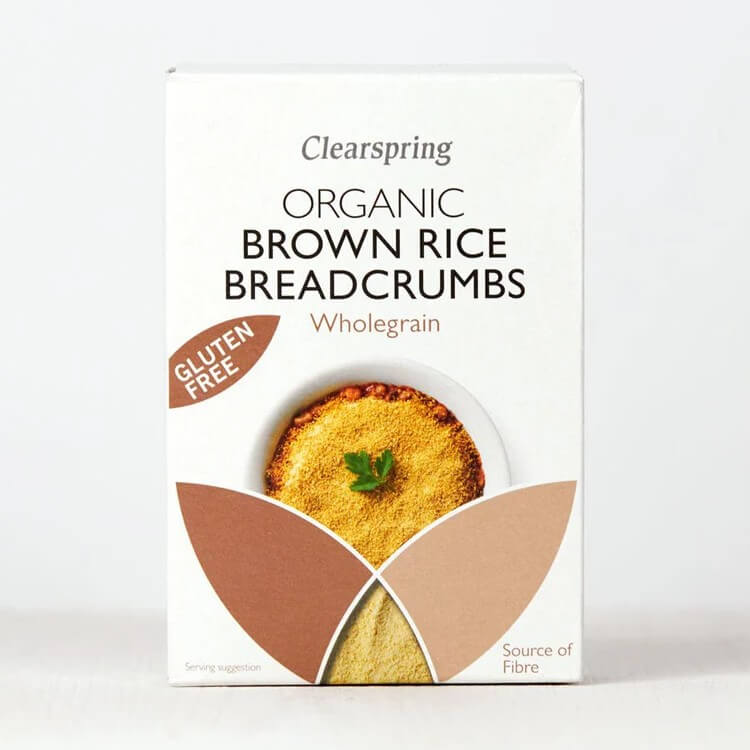Clearspring Brown Rice Breadcrumbs Organic Gluten Free 250g