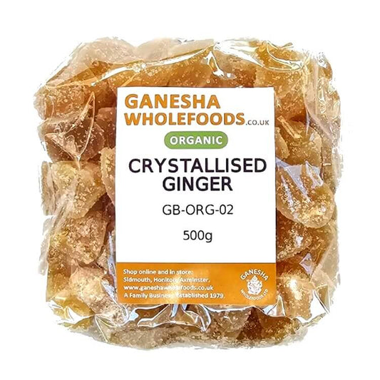 Crystallised Ginger Organic 500g