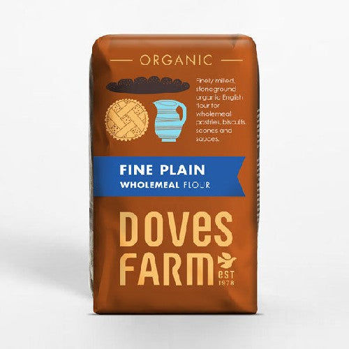 Doves Fine Plain Wholemeal Flour Organic