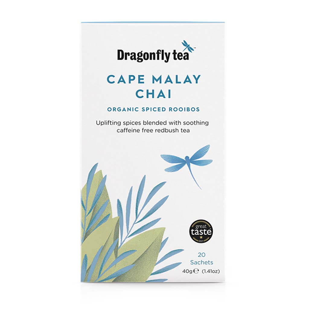 Dragonfly Cape Malay Chai Spiced Rooibos 20 Teabags Organic