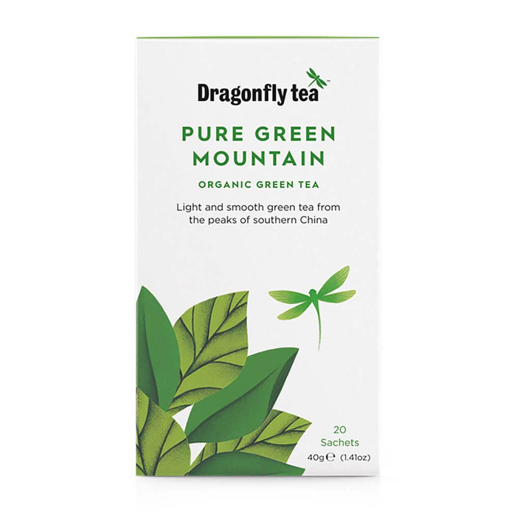 Dragonfly Pure Green Mountain 20 Teabags Organic