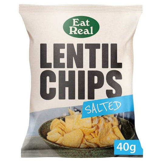 Eat Real Lentil Chips Salted 40g
