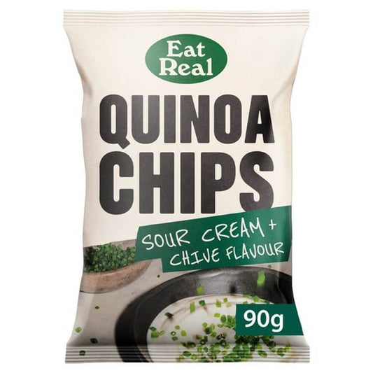 Eat Real Quinoa Chips Sour Cream & Chives 90g
