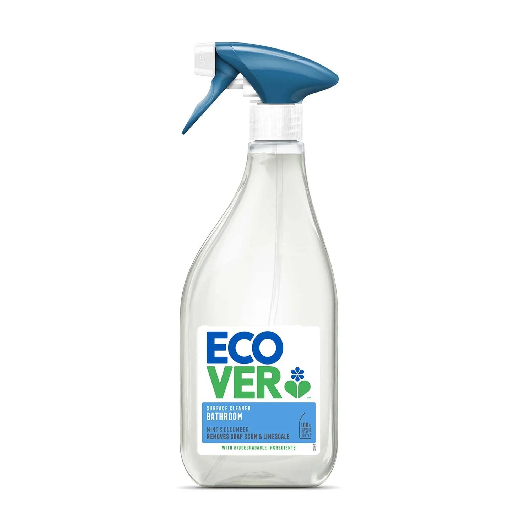 Ecover Bathroom Cleaner mint & cucumber spray bottle 500ml.